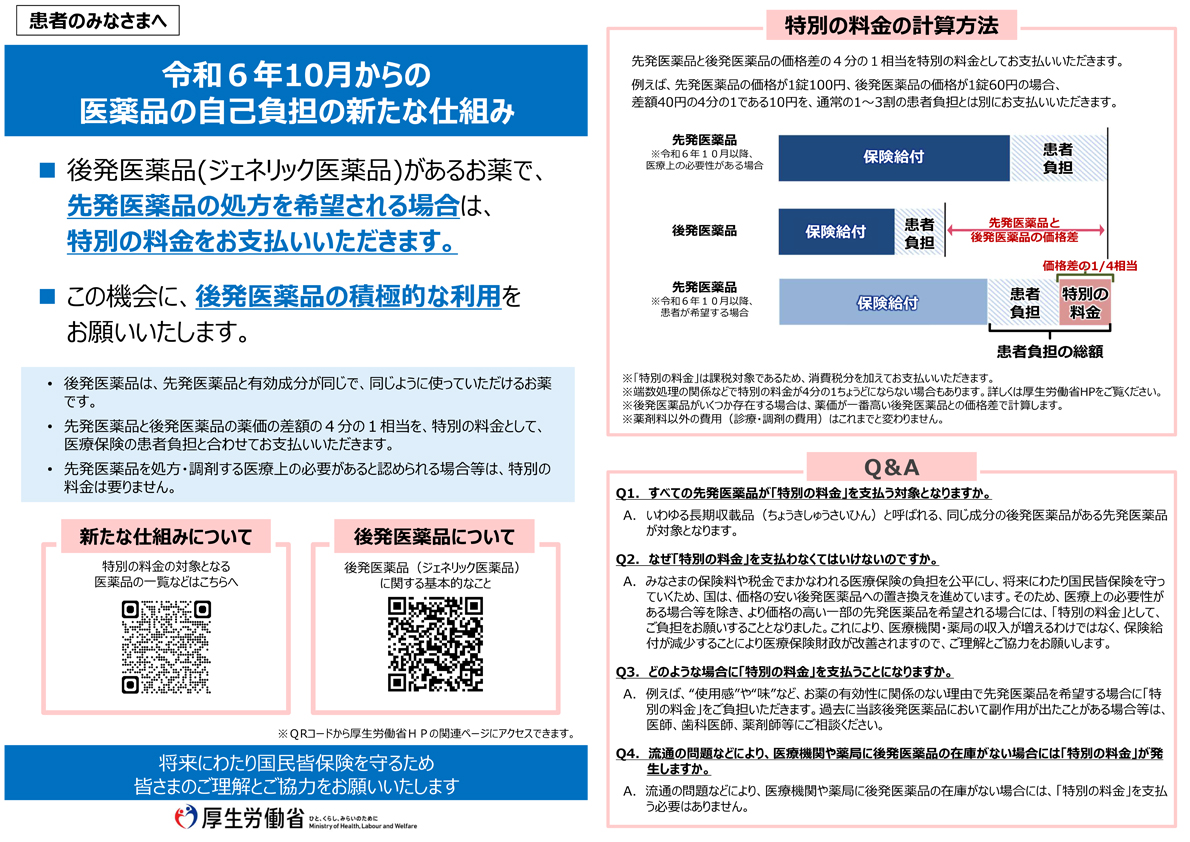 患者のみなさまへ